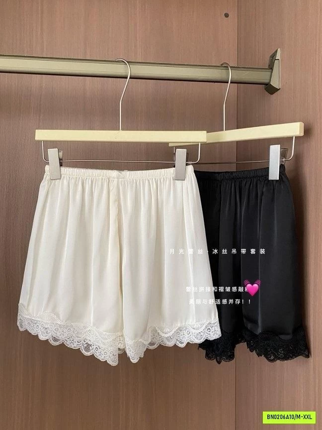 BỘ NGỦ LỤA 2 DÂY VIỀN REN