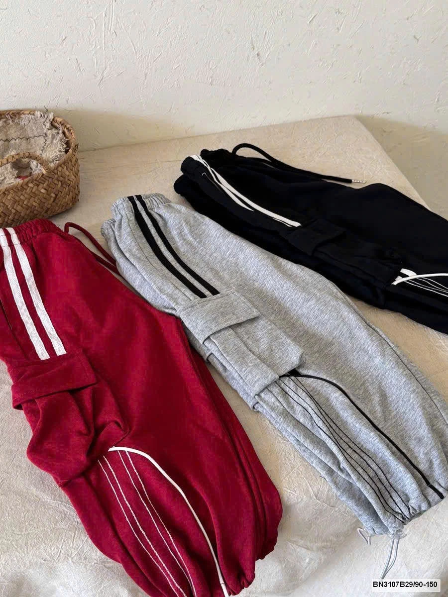 QUẦN KẺ SỌC THỂ THAO TÚI HỘP CHO BG