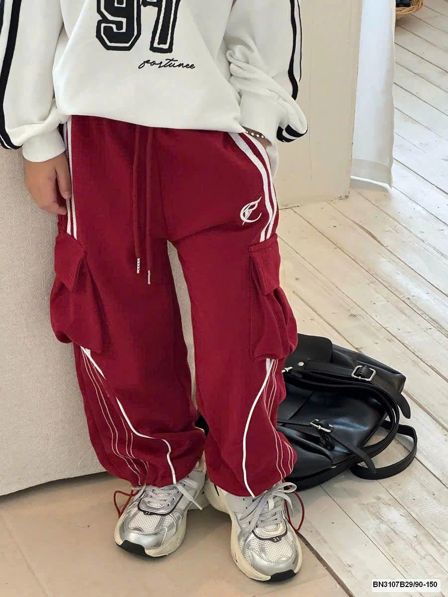 QUẦN KẺ SỌC THỂ THAO TÚI HỘP CHO BG