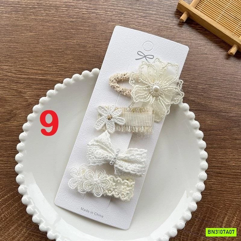 SÉT 4 KẸP TÓC REN TIỂU THƯ