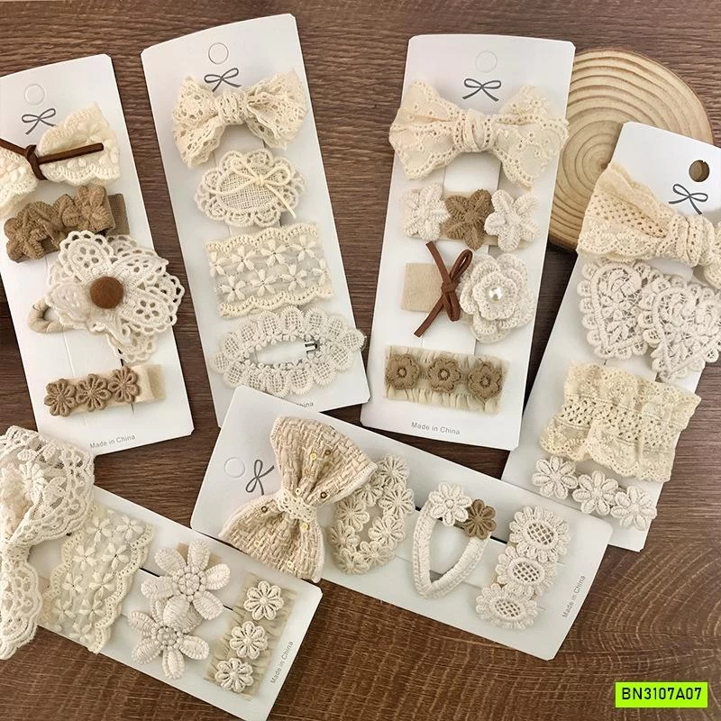 SÉT 4 KẸP TÓC REN TIỂU THƯ