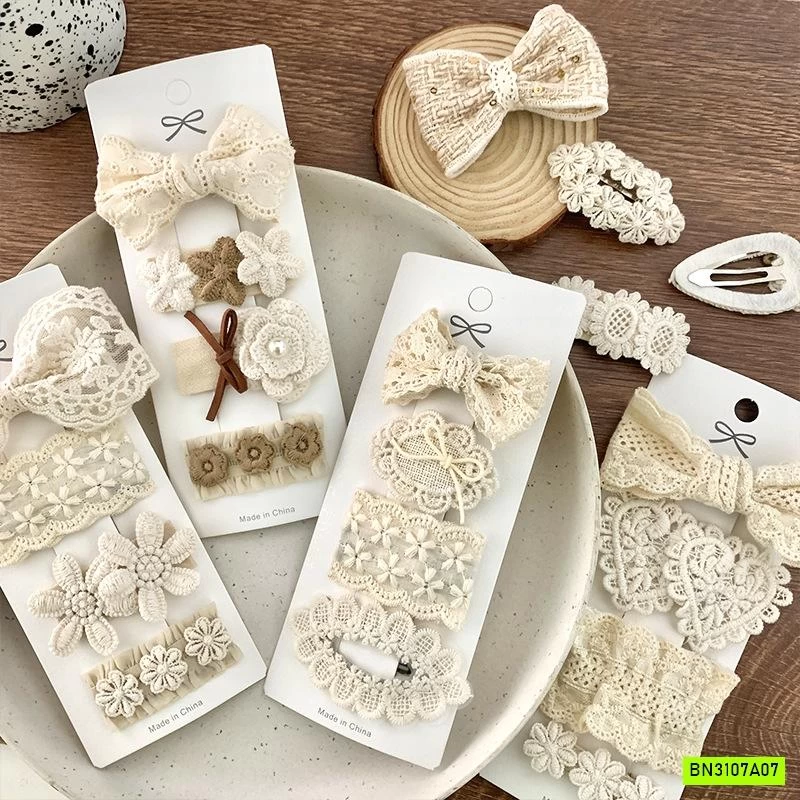 SÉT 4 KẸP TÓC REN TIỂU THƯ