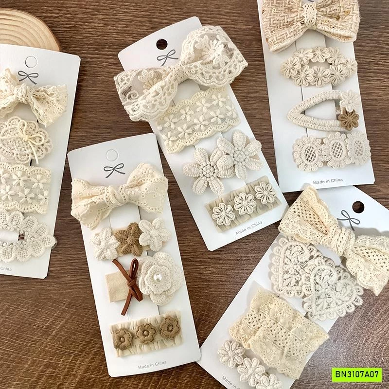 SÉT 4 KẸP TÓC REN TIỂU THƯ