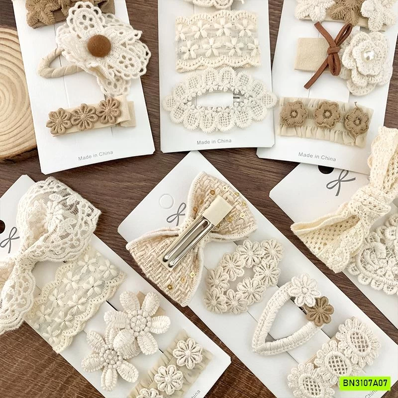 SÉT 4 KẸP TÓC REN TIỂU THƯ