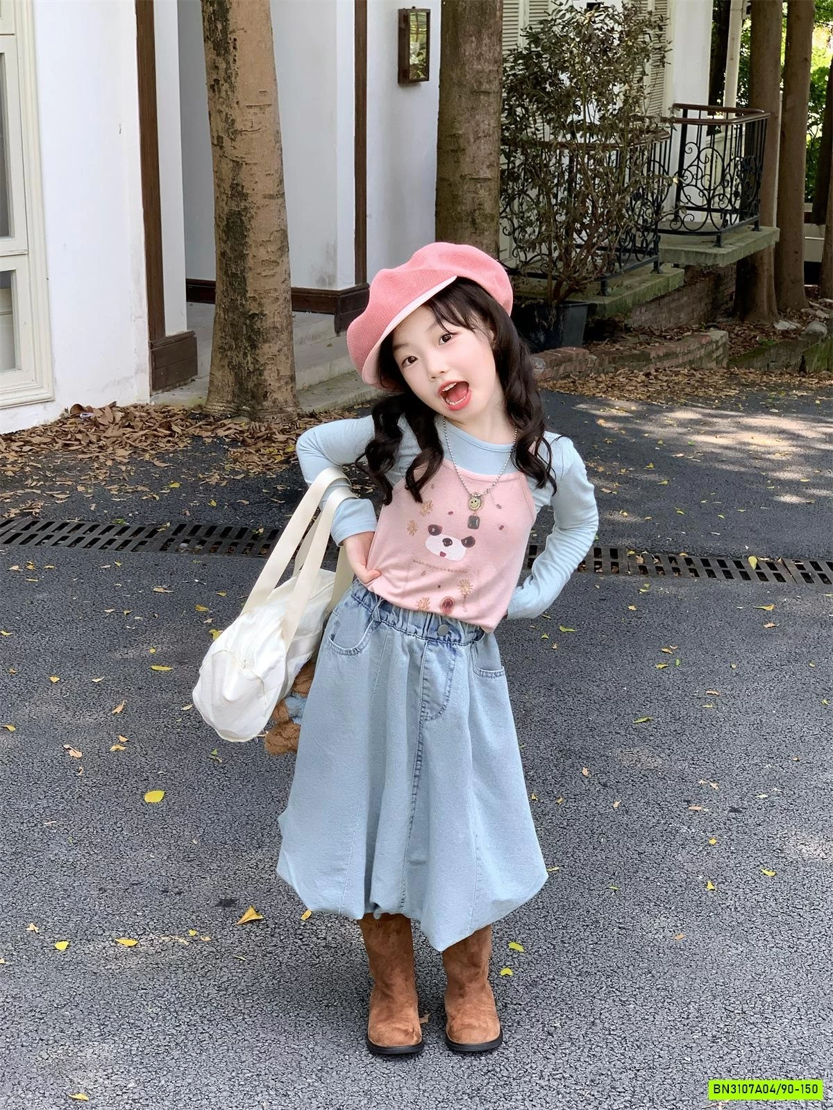 ÁO THUN GIẢ 2 DÂY MIX CV BÍ JEANS