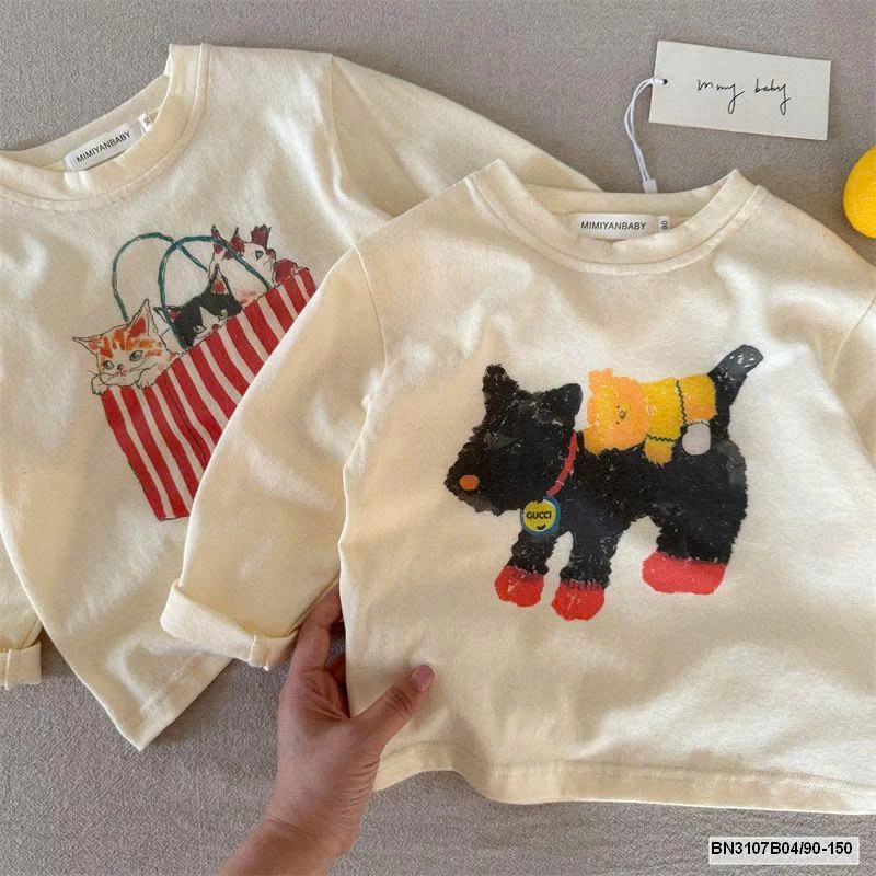 ÁO THUN DÀI TAY ĐỘNG VẬT