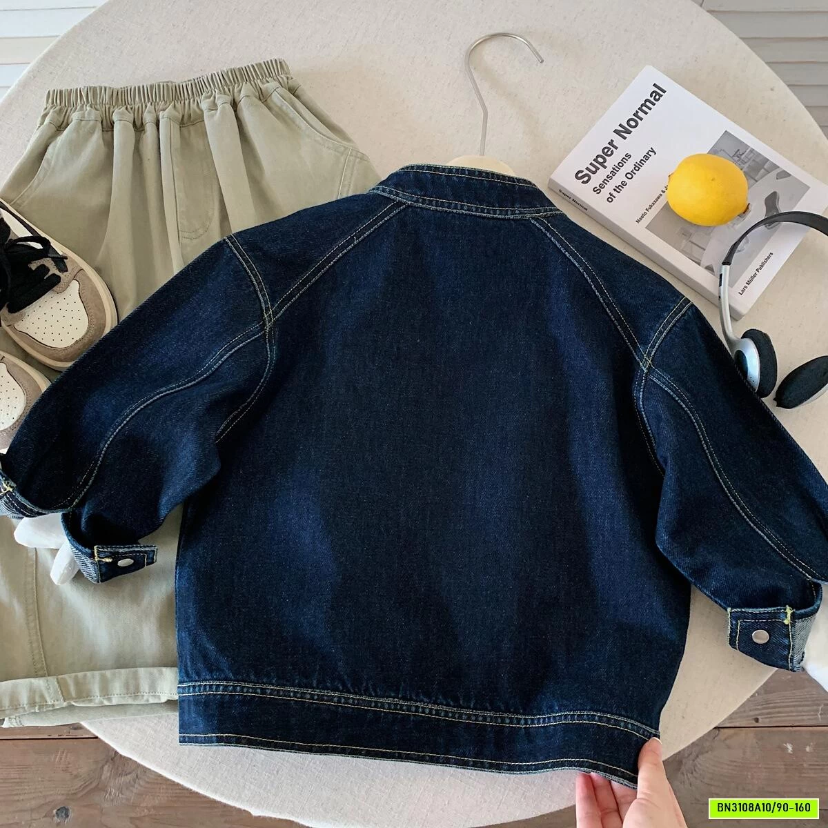 KHOÁC DENIM CHỈ NỔI MUYE