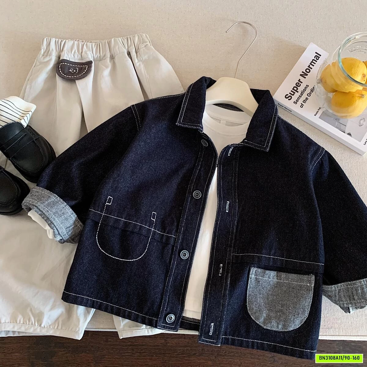 KHOÁC SƠ MI DENIM SANG XỊN