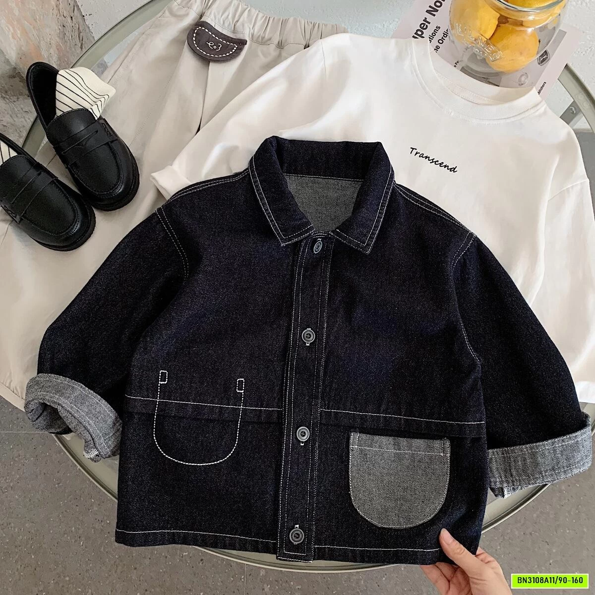KHOÁC SƠ MI DENIM SANG XỊN