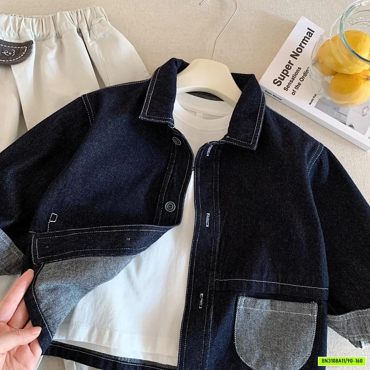 KHOÁC SƠ MI DENIM SANG XỊN