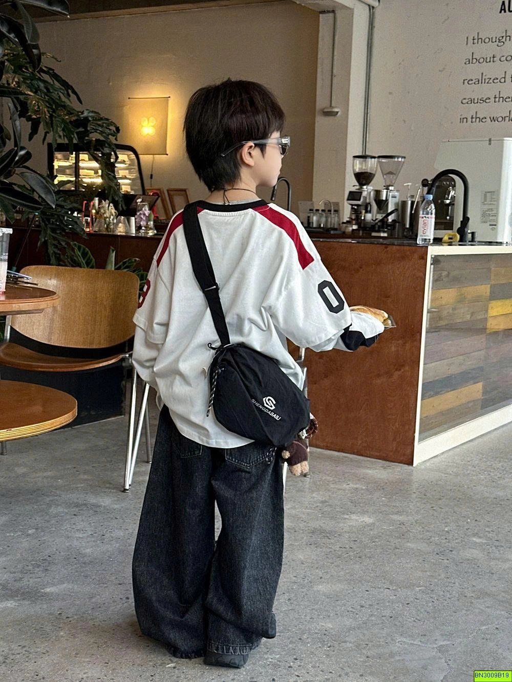 ÁO THUN SỌC VAI SỐ 08