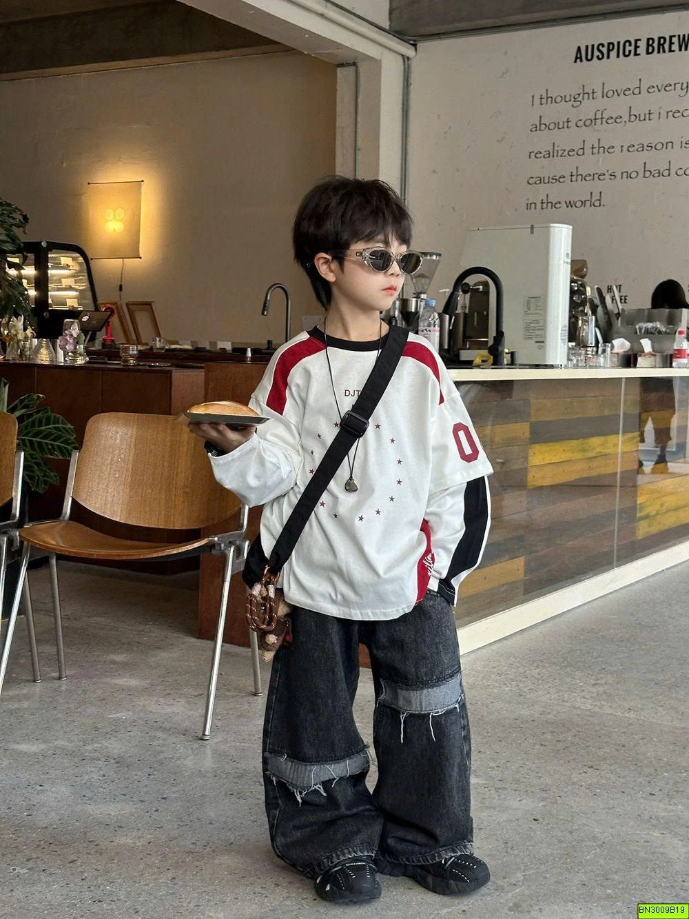 ÁO THUN SỌC VAI SỐ 08