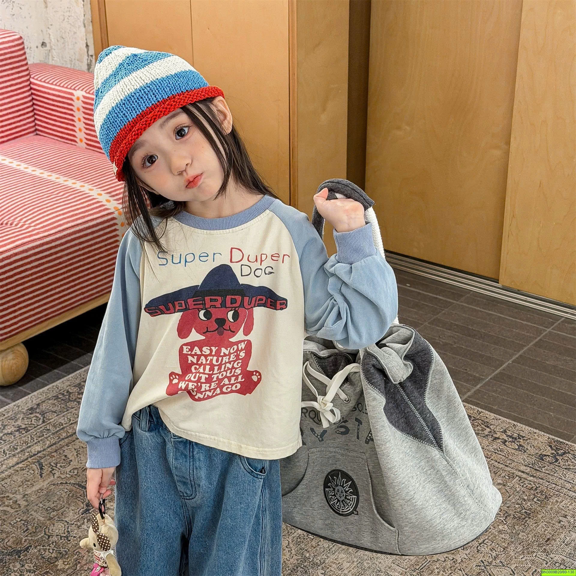 ÁO THUN CÚN ĐỘI MŨ ADBABY