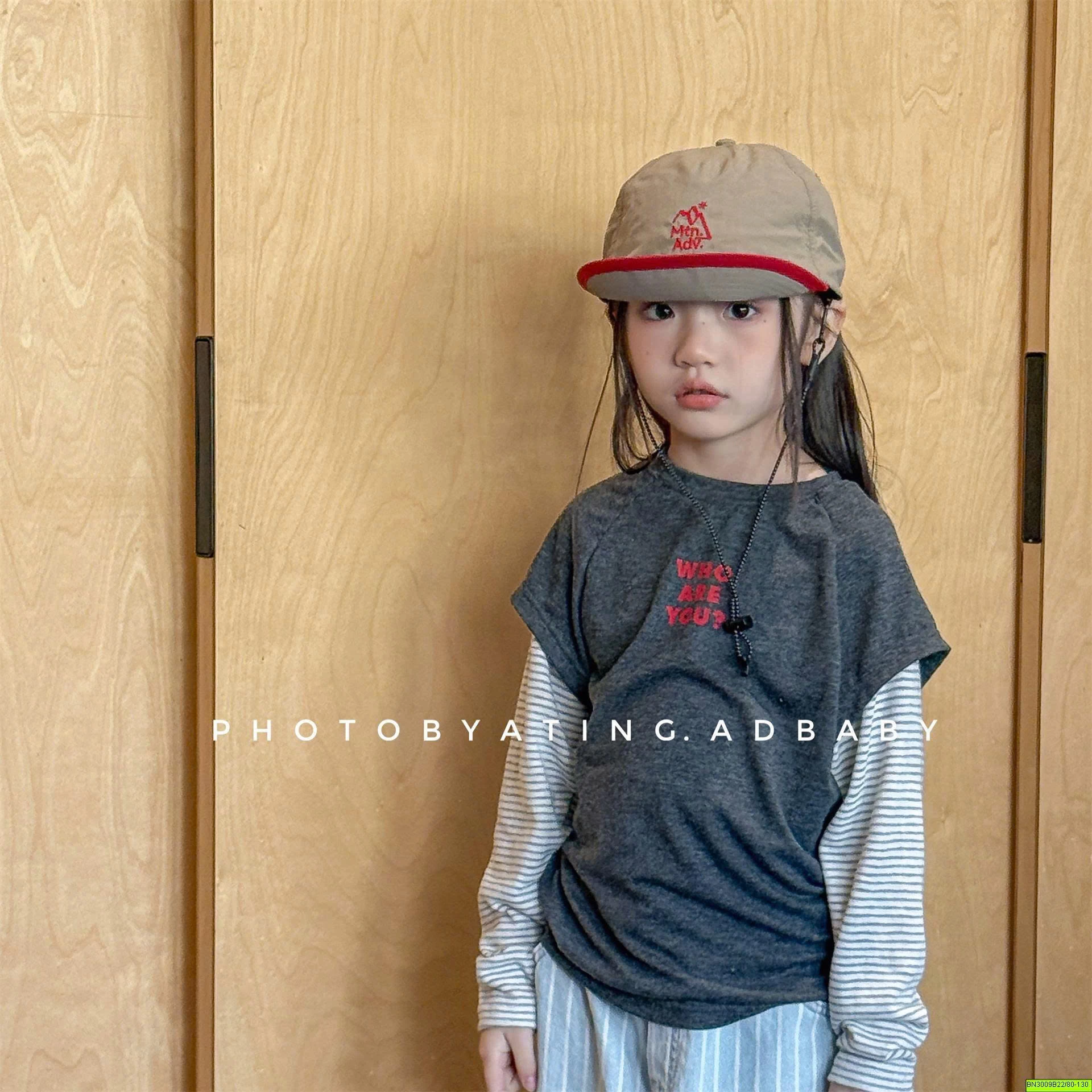 ÁO THUN TAY KẺ  ADBABY
