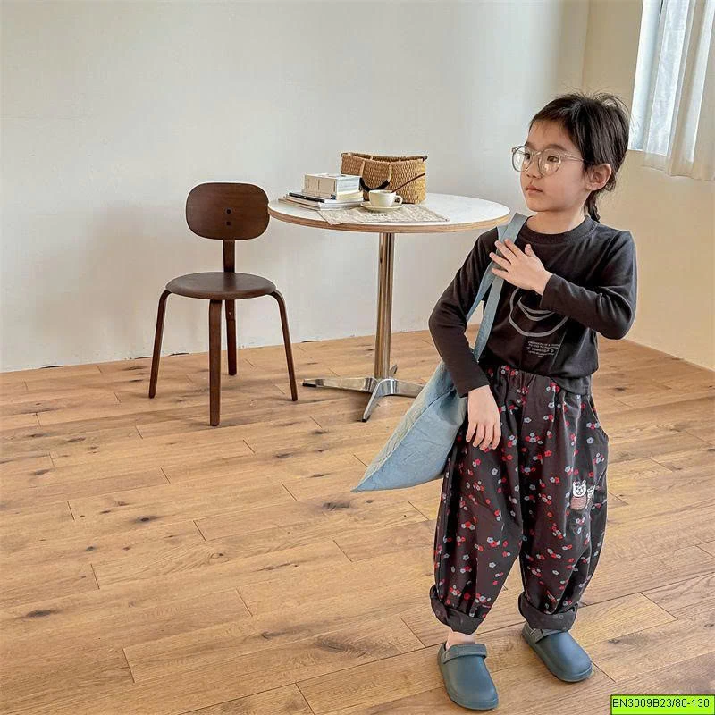 QUẦN VẢI IN HOA  ADBABY
