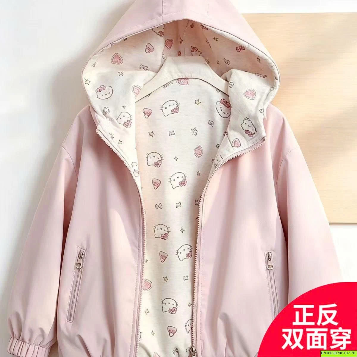 ÁO KHOÁC KITTY 2 MẶT