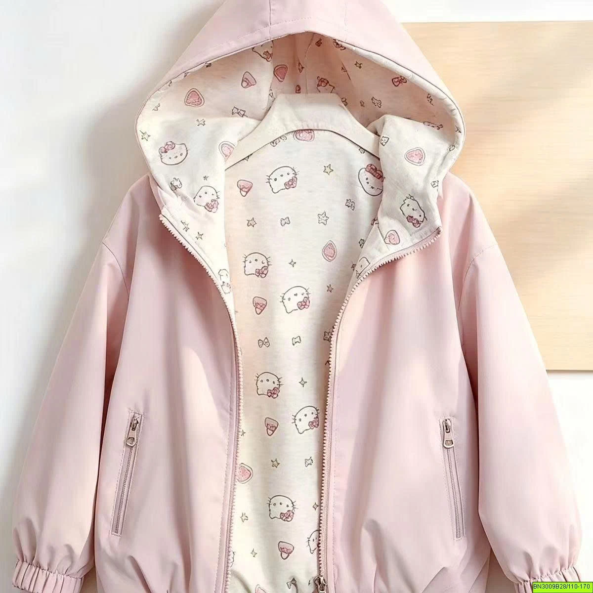 ÁO KHOÁC KITTY 2 MẶT