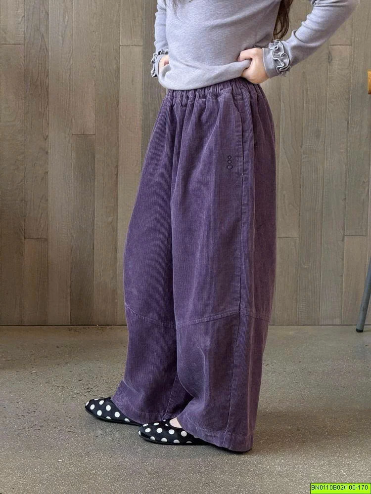 QUẦN BAGGY NHUNG TĂM AMBB  26F038