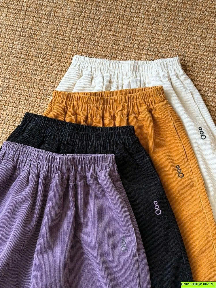 QUẦN BAGGY NHUNG TĂM AMBB  26F038