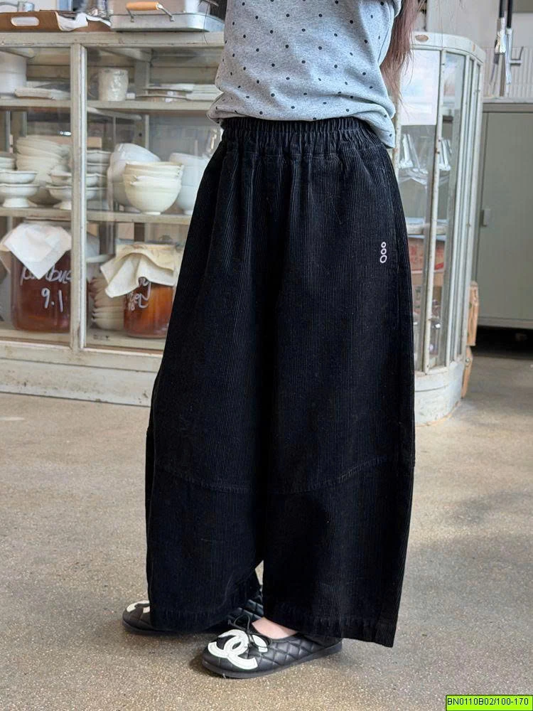 QUẦN BAGGY NHUNG TĂM AMBB  26F038