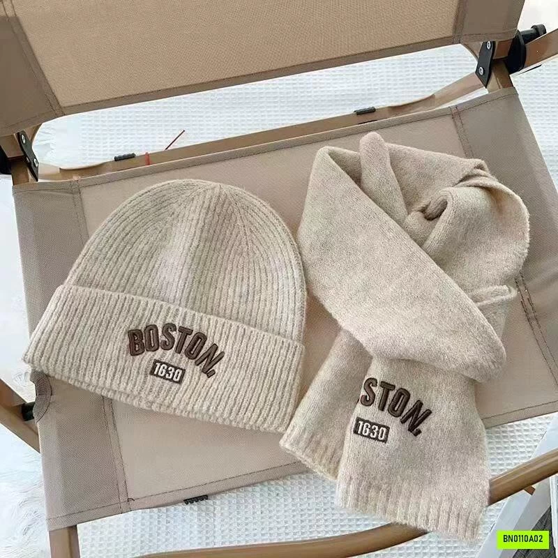 SÉT MŨ + KHĂN LEN BOSTON