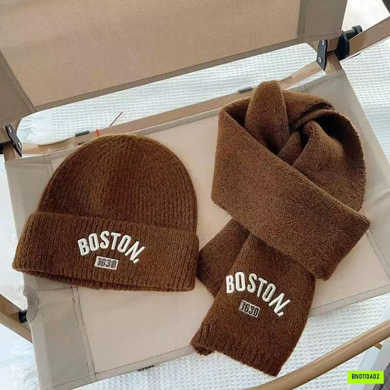 SÉT MŨ + KHĂN LEN BOSTON