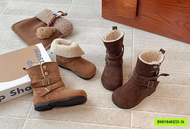 BOOT DA LỘN LÓT LÔNG CỪU