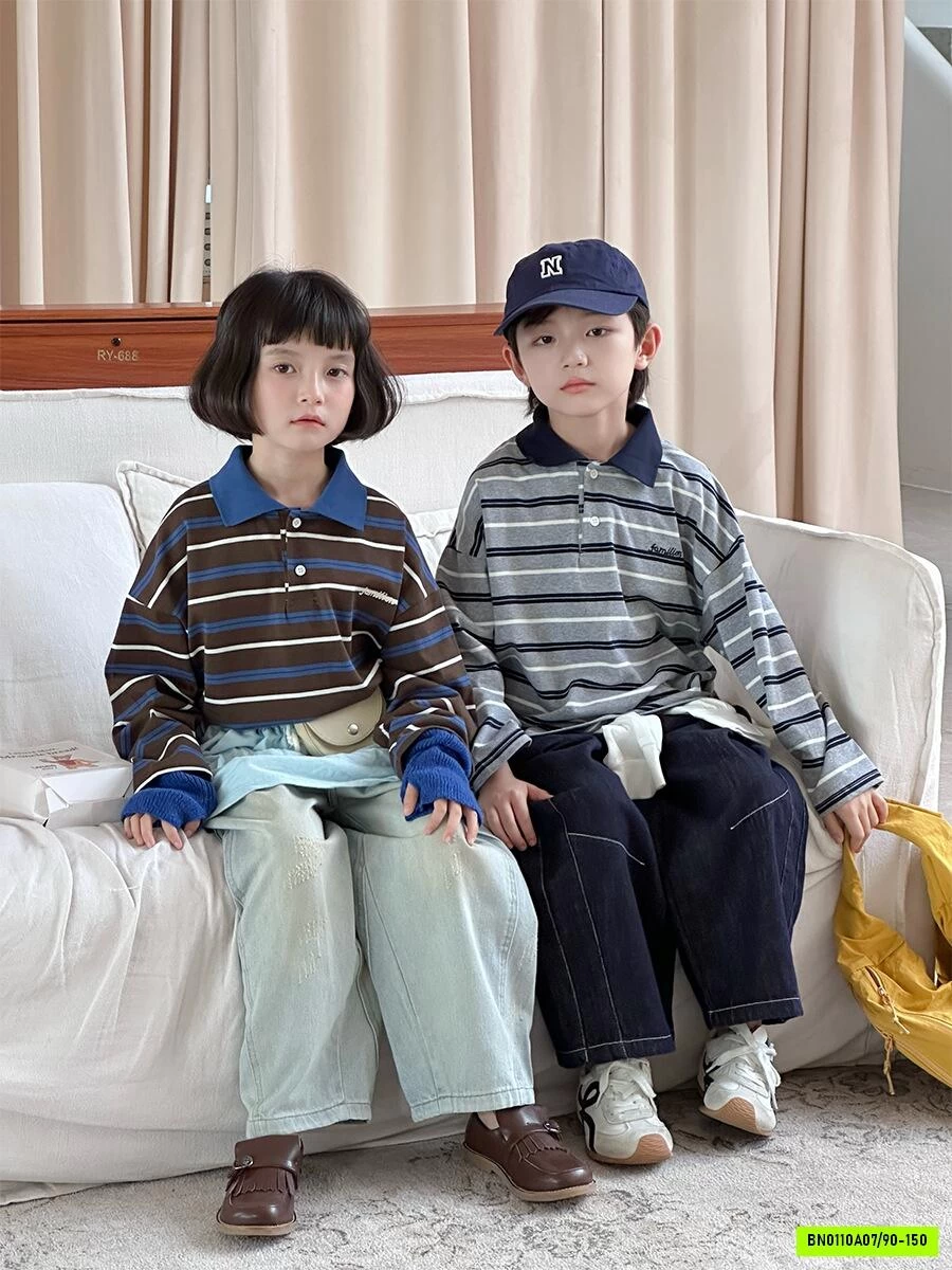 POLO KẺ PHỐI MÀU CỔ