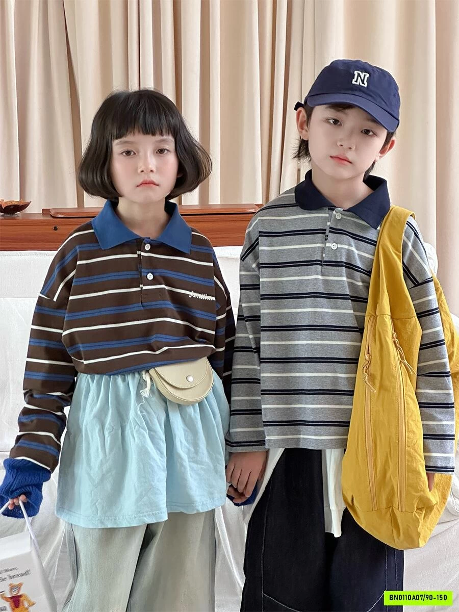 POLO KẺ PHỐI MÀU CỔ