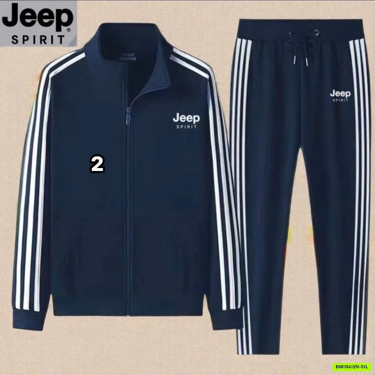 BỘ THỂ THAO SỌC BÊN JEEP