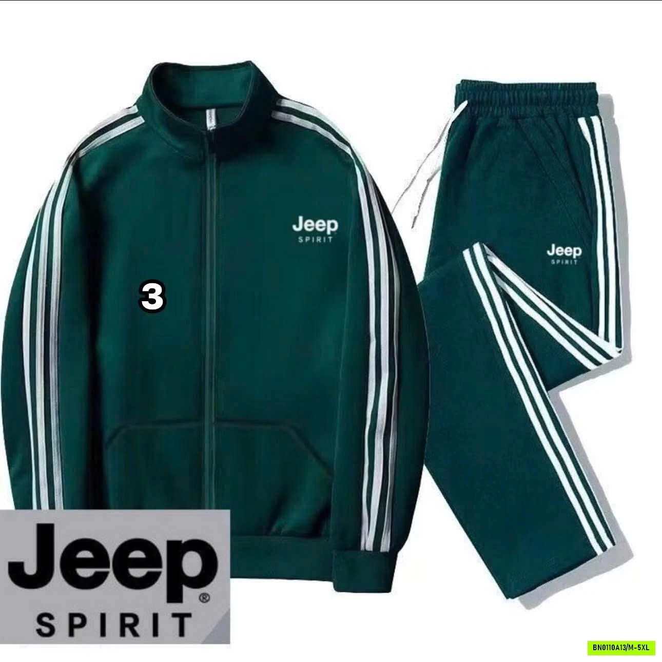 BỘ THỂ THAO SỌC BÊN JEEP