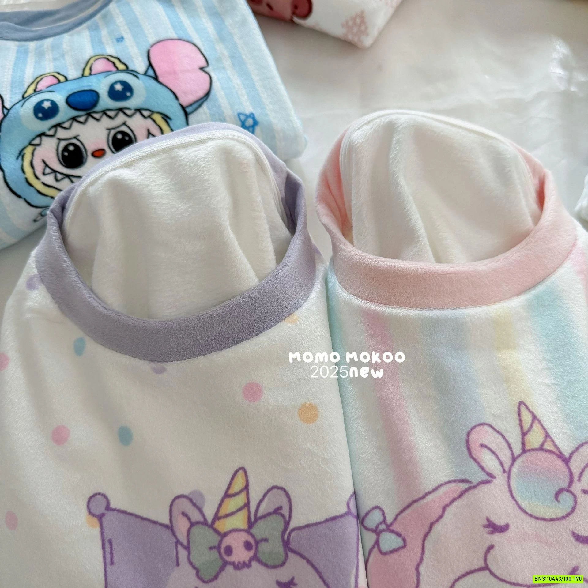 BỘ NỈ NHUNG HOẠT HÌNH