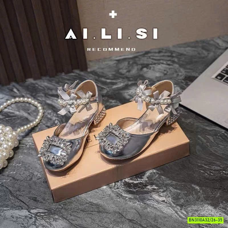 SANDAL GÓT VUÔNG TAG ĐÁ