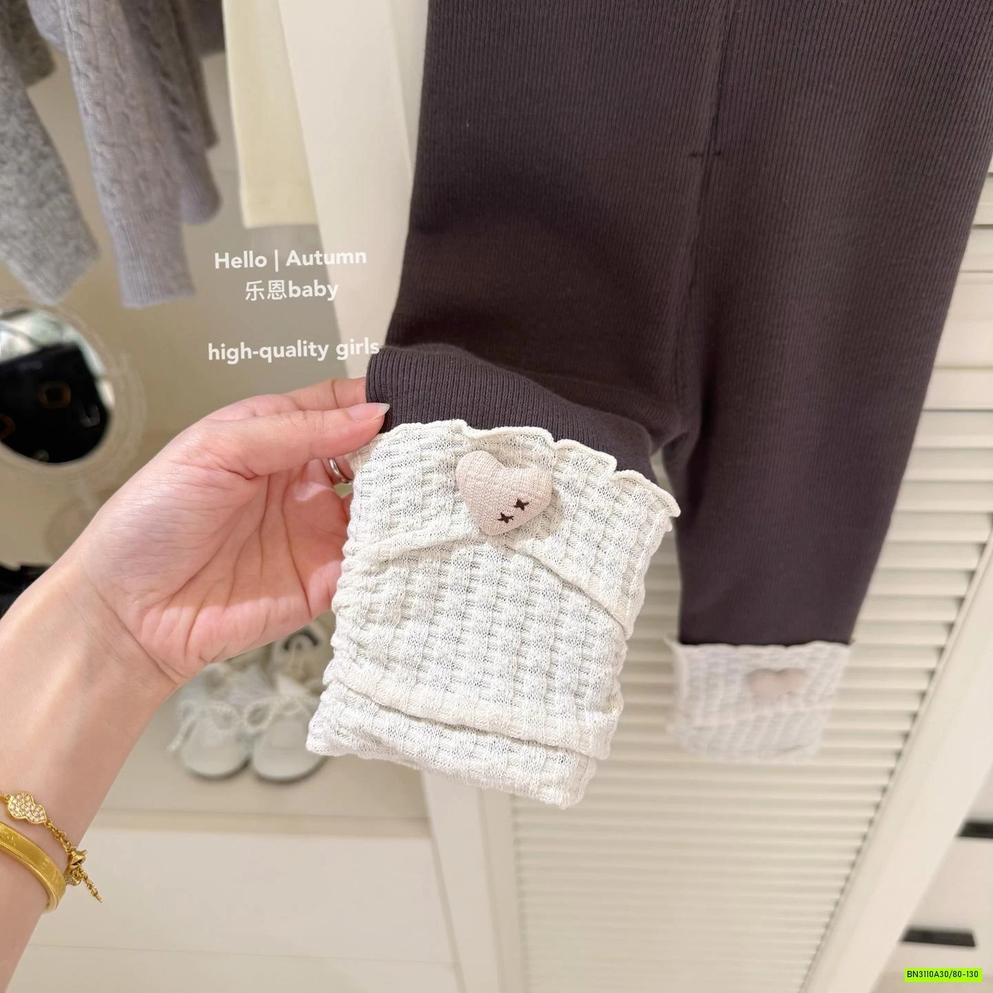 SÉT ÁO NỈ VIỀN REN MIX LEGGING