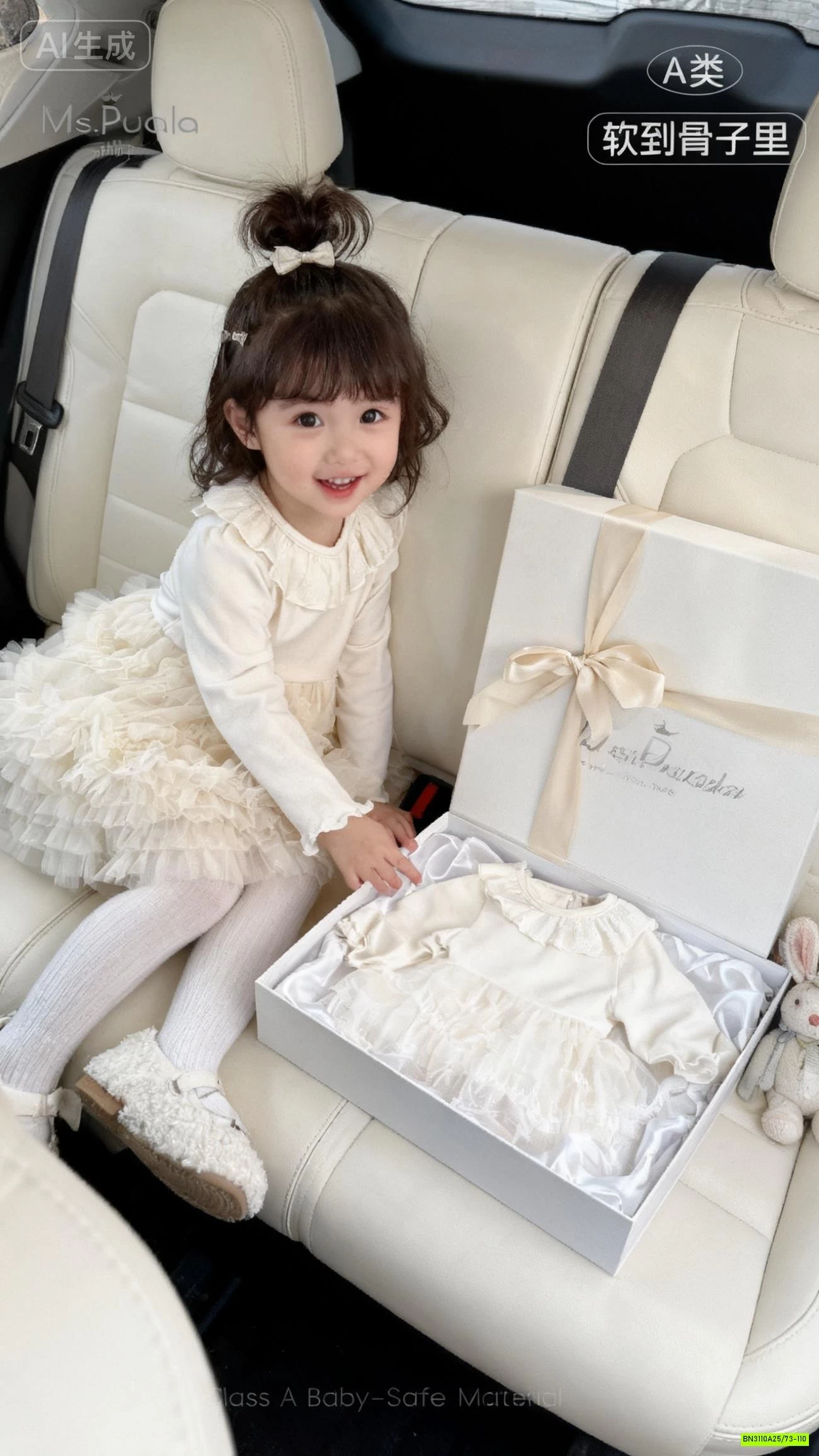 ĐẦM TUTU CỔ REN SZ NHÍ