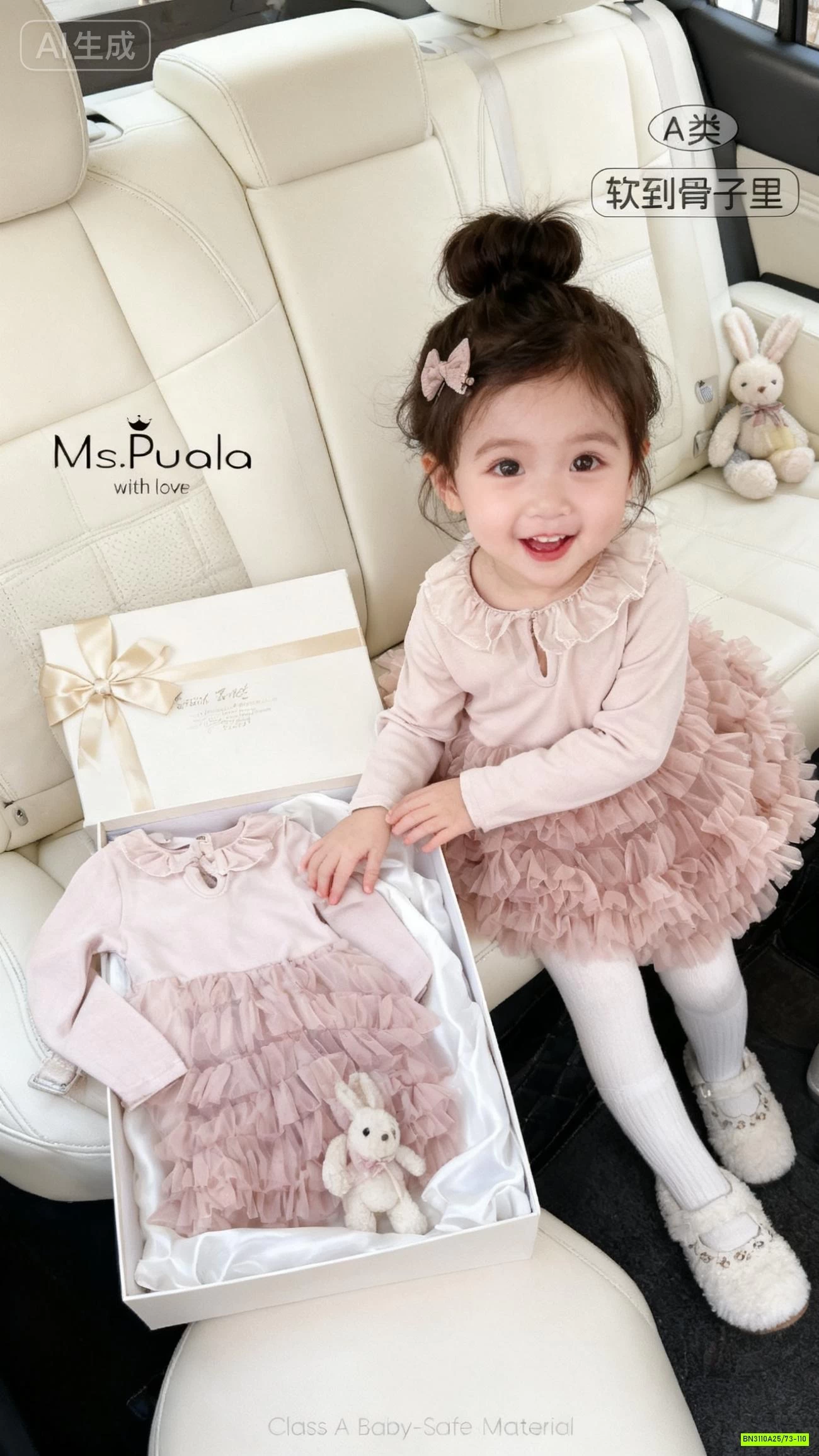 ĐẦM TUTU CỔ REN SZ NHÍ