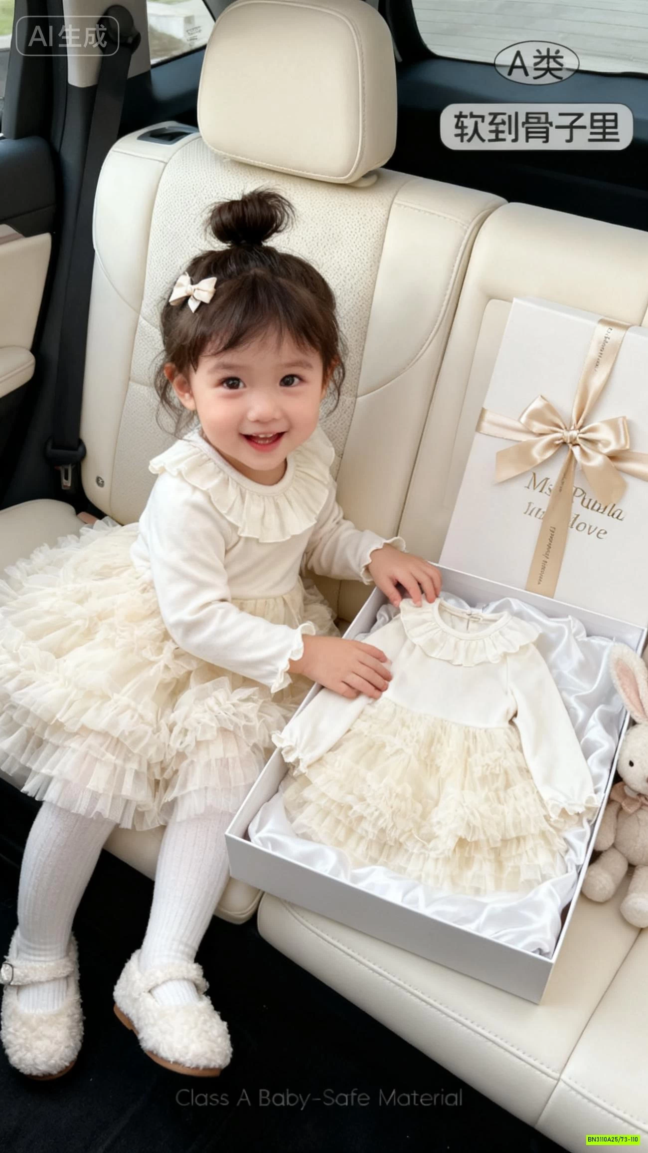 ĐẦM TUTU CỔ REN SZ NHÍ