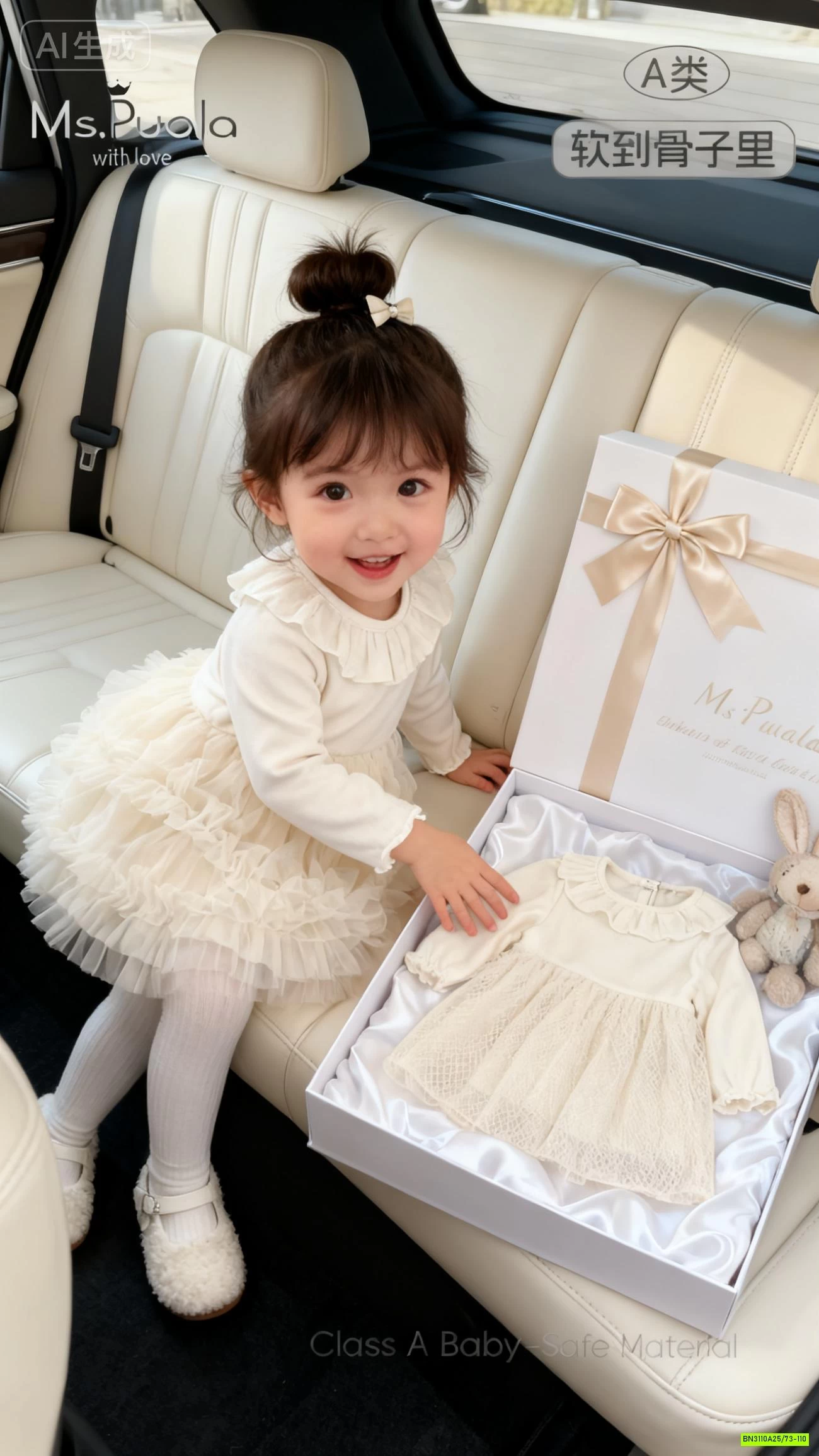 ĐẦM TUTU CỔ REN SZ NHÍ