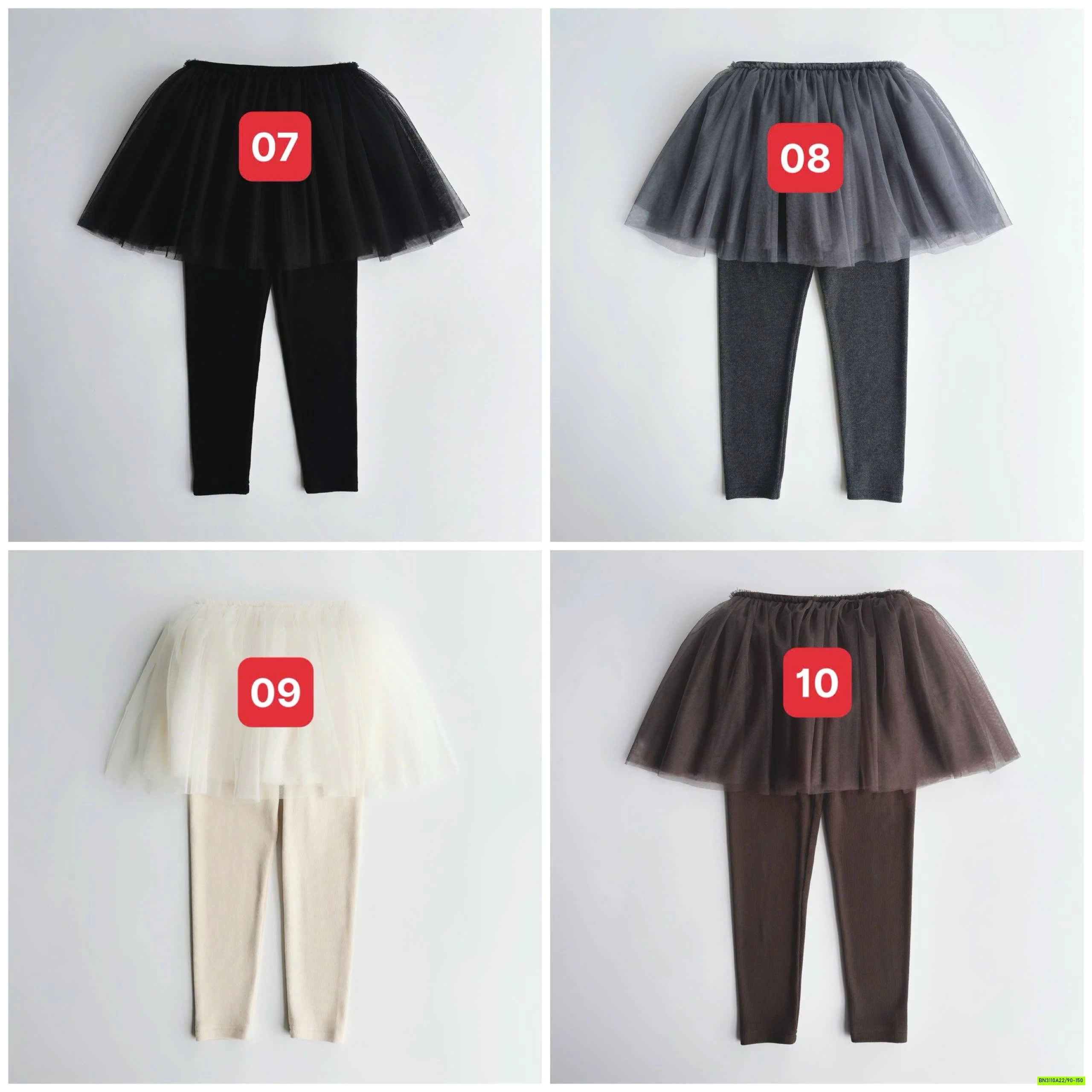 SÉT MONTOGHI MIX CHÂN VÁY TUTU NÀNG THƠ