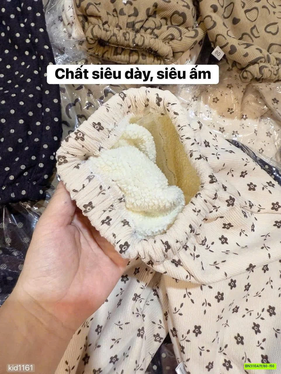 QUẦN BOOM LÓT NHUNG