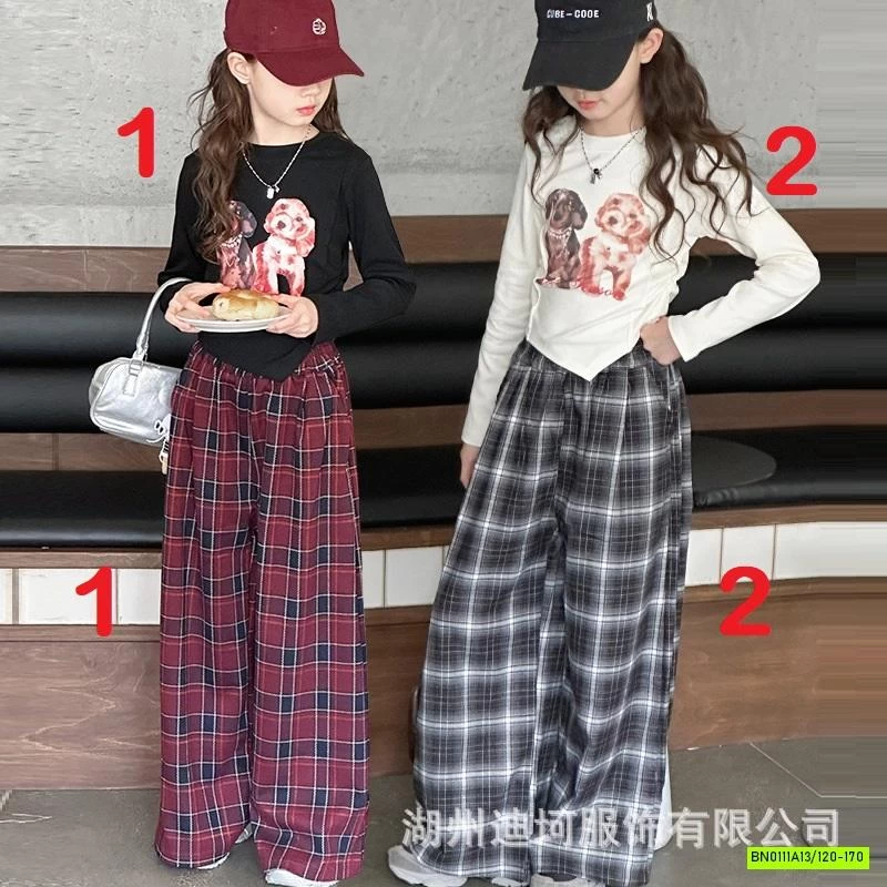 CROPTOP VẠT CHÉO MIX QUẦN SUÔNG CARO