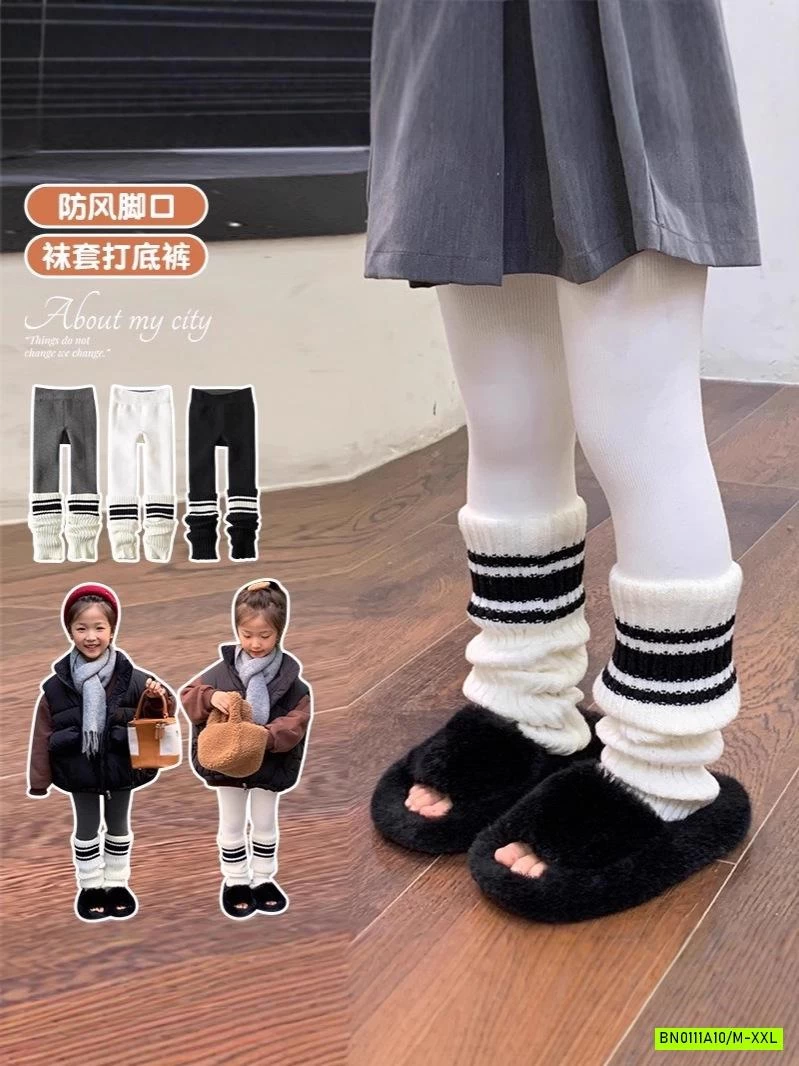 QUẦN LEGGING GIẢ TẤT KẺ