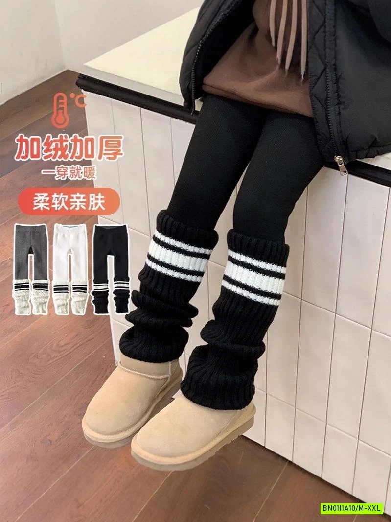 QUẦN LEGGING GIẢ TẤT KẺ