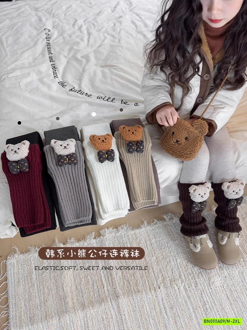 LEGGING GIẢ 2 LỚP LÓT NHUNG GẮN GẤU