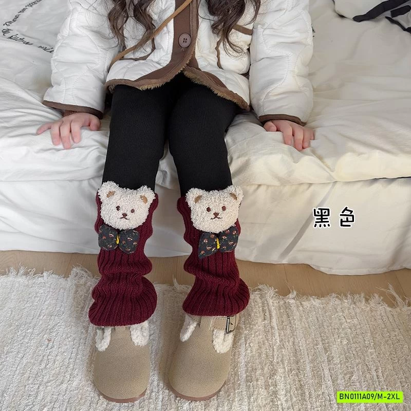 LEGGING GIẢ 2 LỚP LÓT NHUNG GẮN GẤU