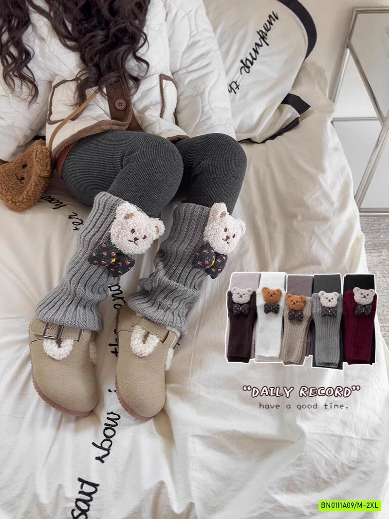 LEGGING GIẢ 2 LỚP LÓT NHUNG GẮN GẤU