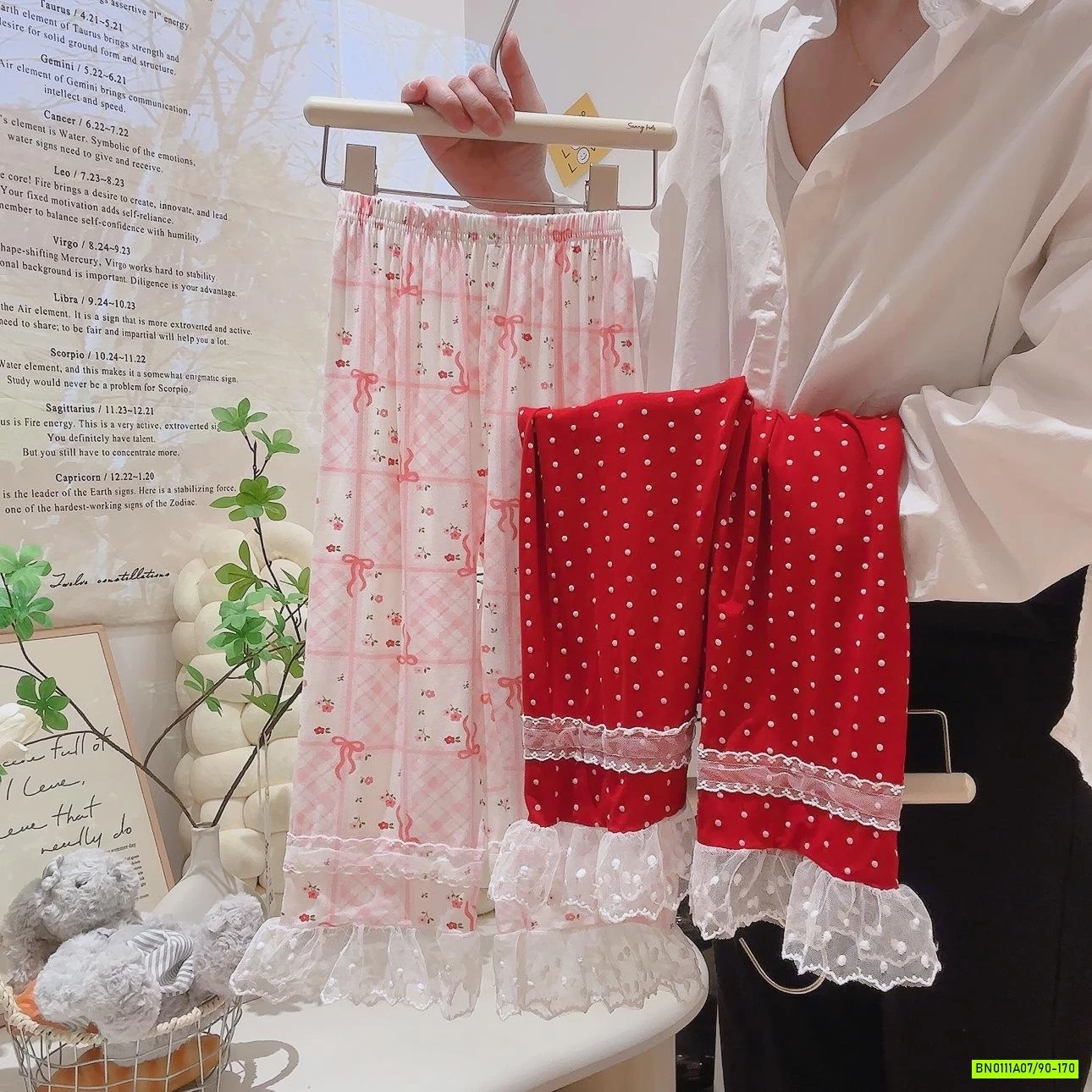 BỘ NGỦ THUN LẠNH VIỀN REN BÁNH BÈO