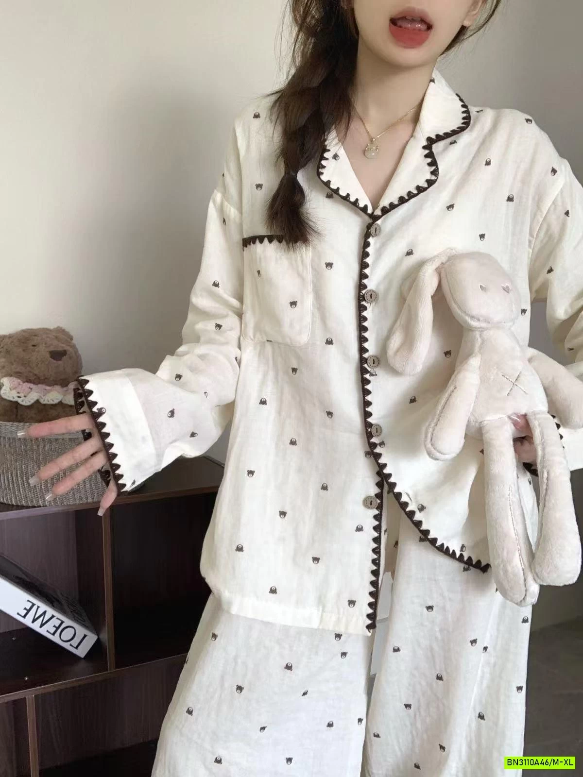 PIZAMA HỌA TIẾT NỮ