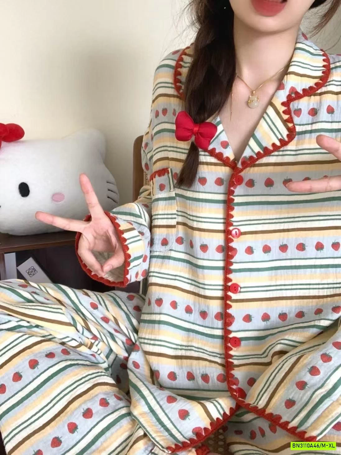 PIZAMA HỌA TIẾT NỮ