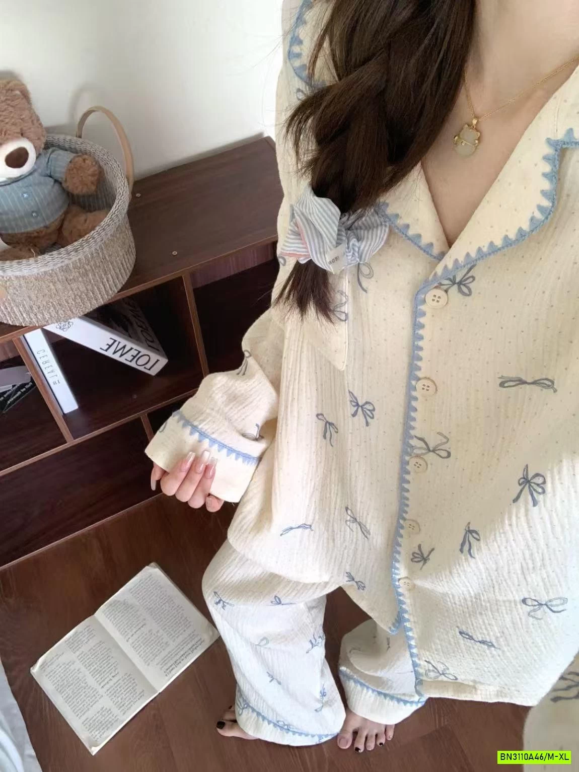 PIZAMA HỌA TIẾT NỮ